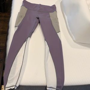 Athleta colorblock up for anything 7/8 tights